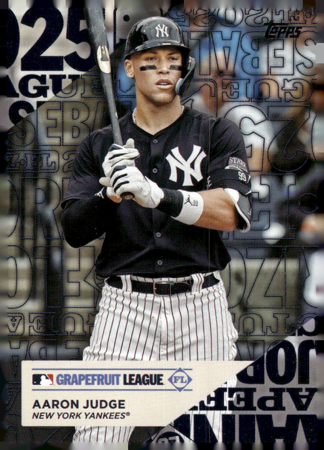 2025 Topps #TG-2 Aaron Judge Training Grounds