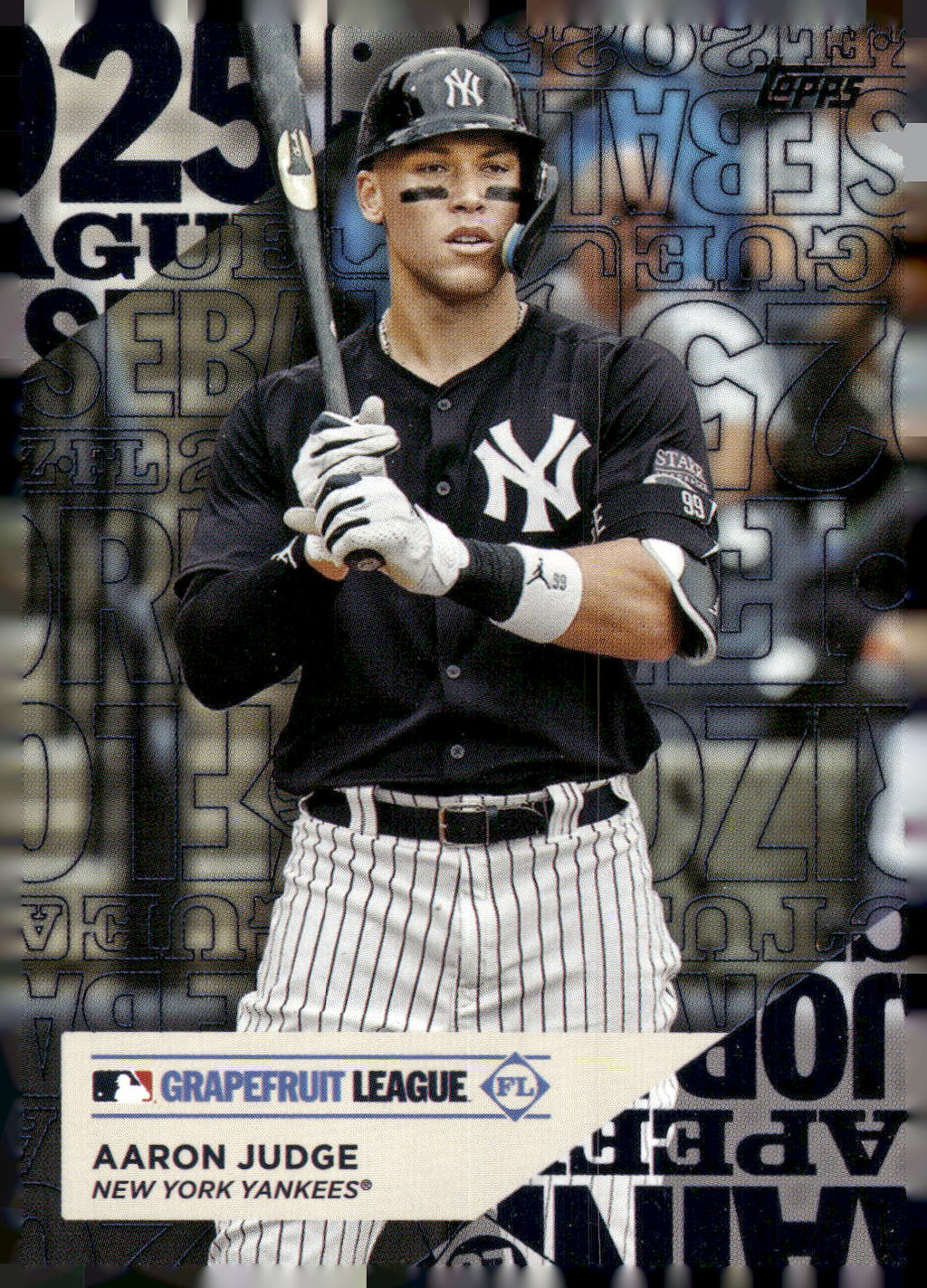 2025 Topps #TG-2 Aaron Judge Training Grounds