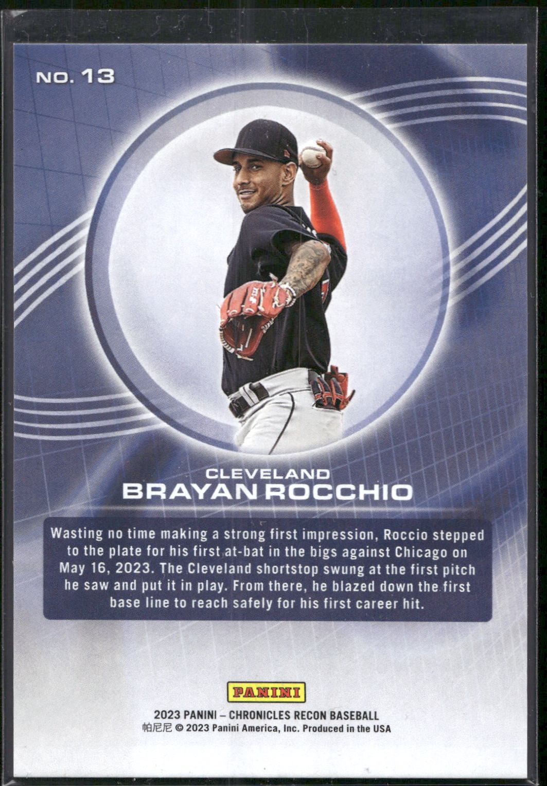 2023 Panini Chronicles - Recon #13 Brayan Rocchio
