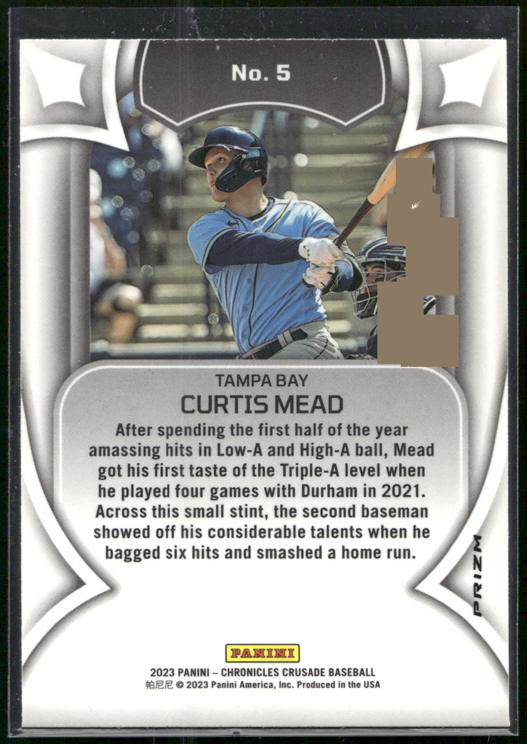 2023 Panini Chronicles - Crusade Building Blocks #5 Curtis Mead