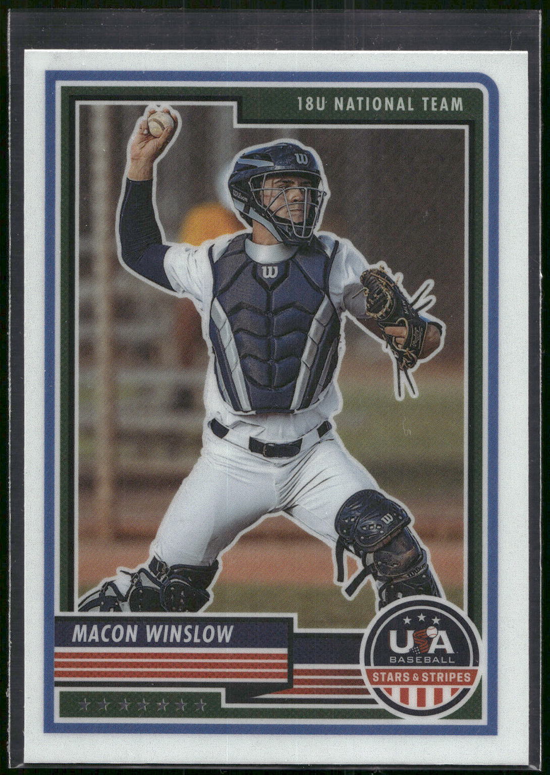 2023 Panini Stars & Stripes USA Baseball #19 Macon Winslow