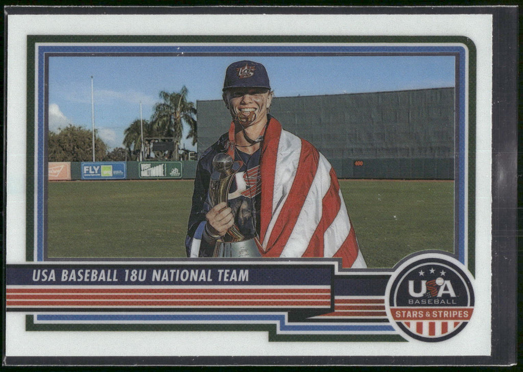 2023 Panini Stars & Stripes USA Baseball #99 18U National Team