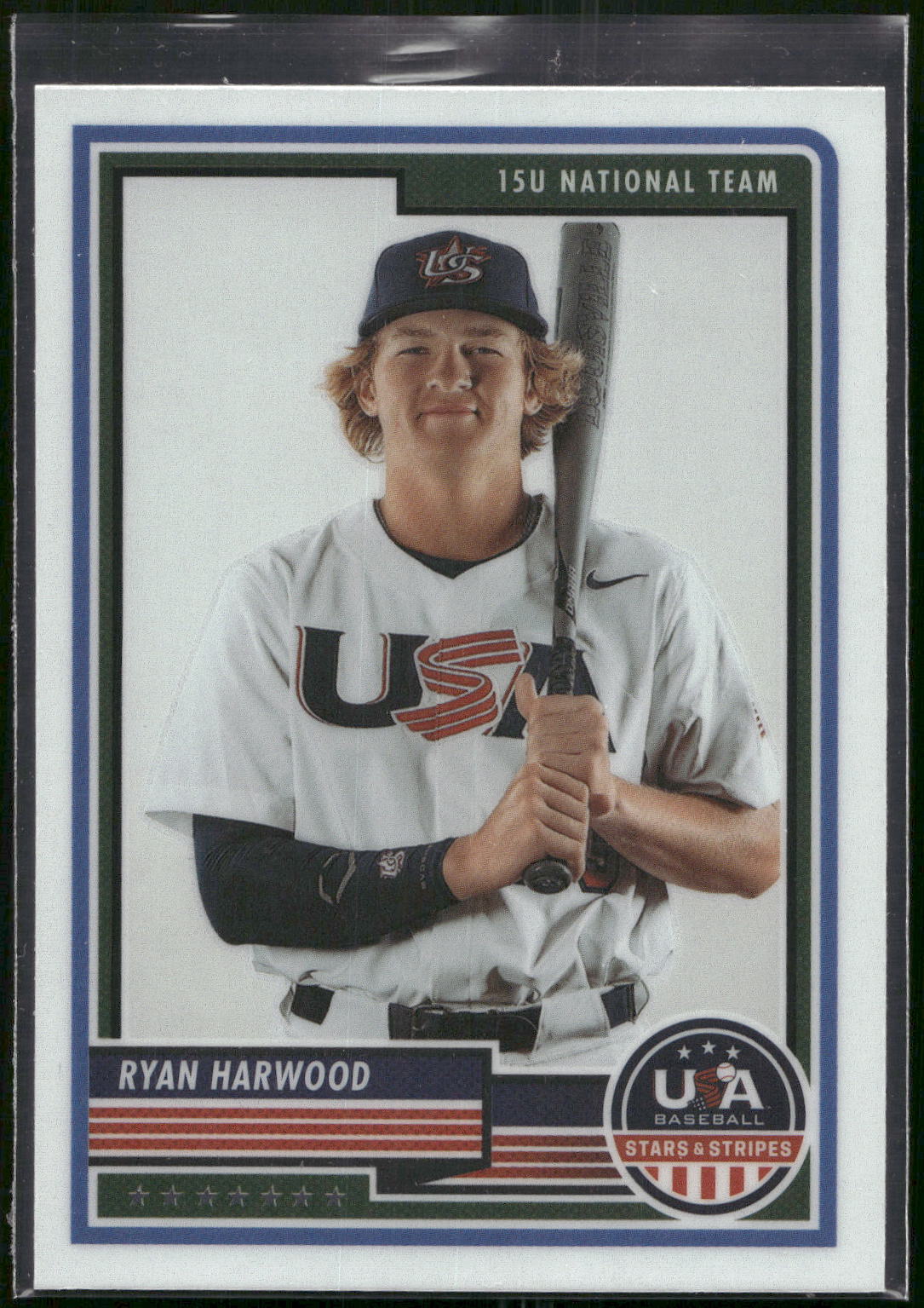 2023 Panini Stars & Stripes USA Baseball #29 Ryan Harwood
