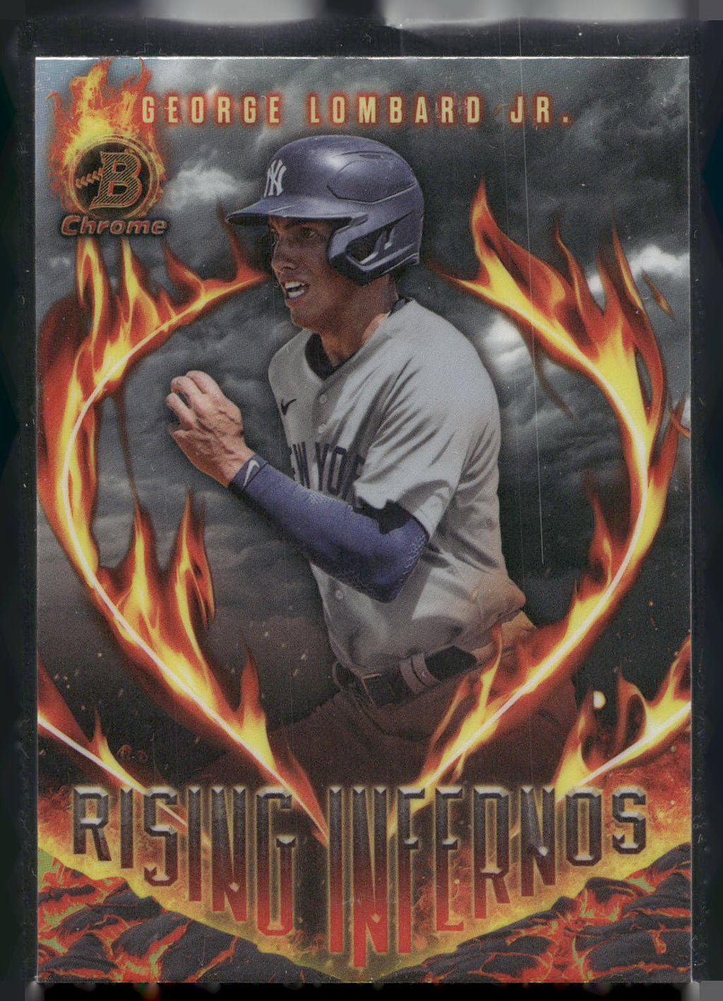 2024 Bowman #RI-15 George Lombard Jr. Rising Infernos