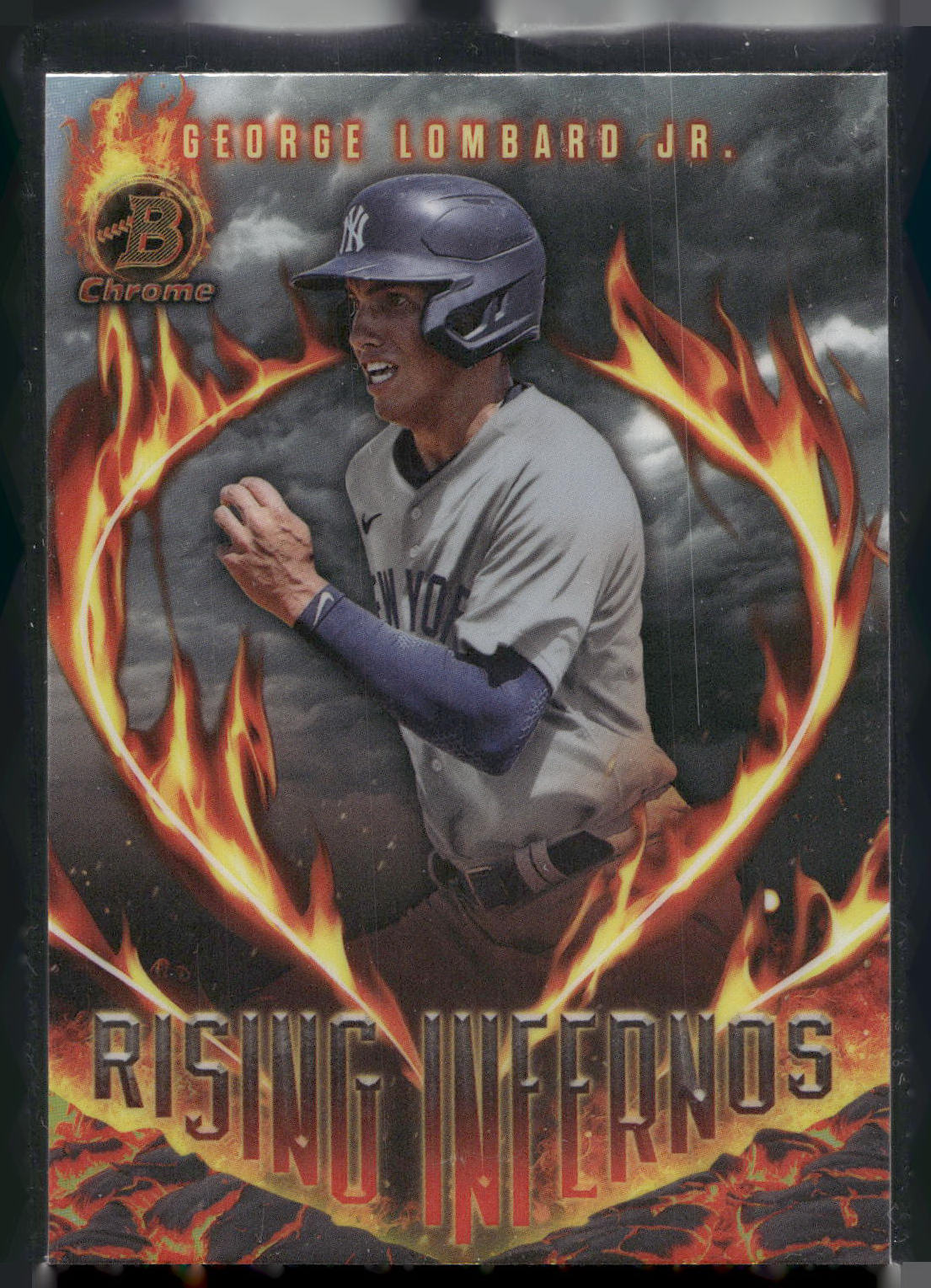 2024 Bowman #RI-15 George Lombard Jr. Rising Infernos