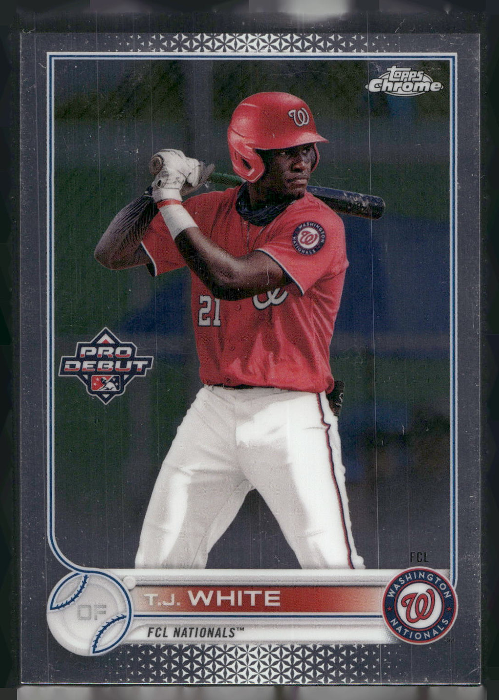 2022 Topps Pro Debut #PDC-191 T.J. White Chrome