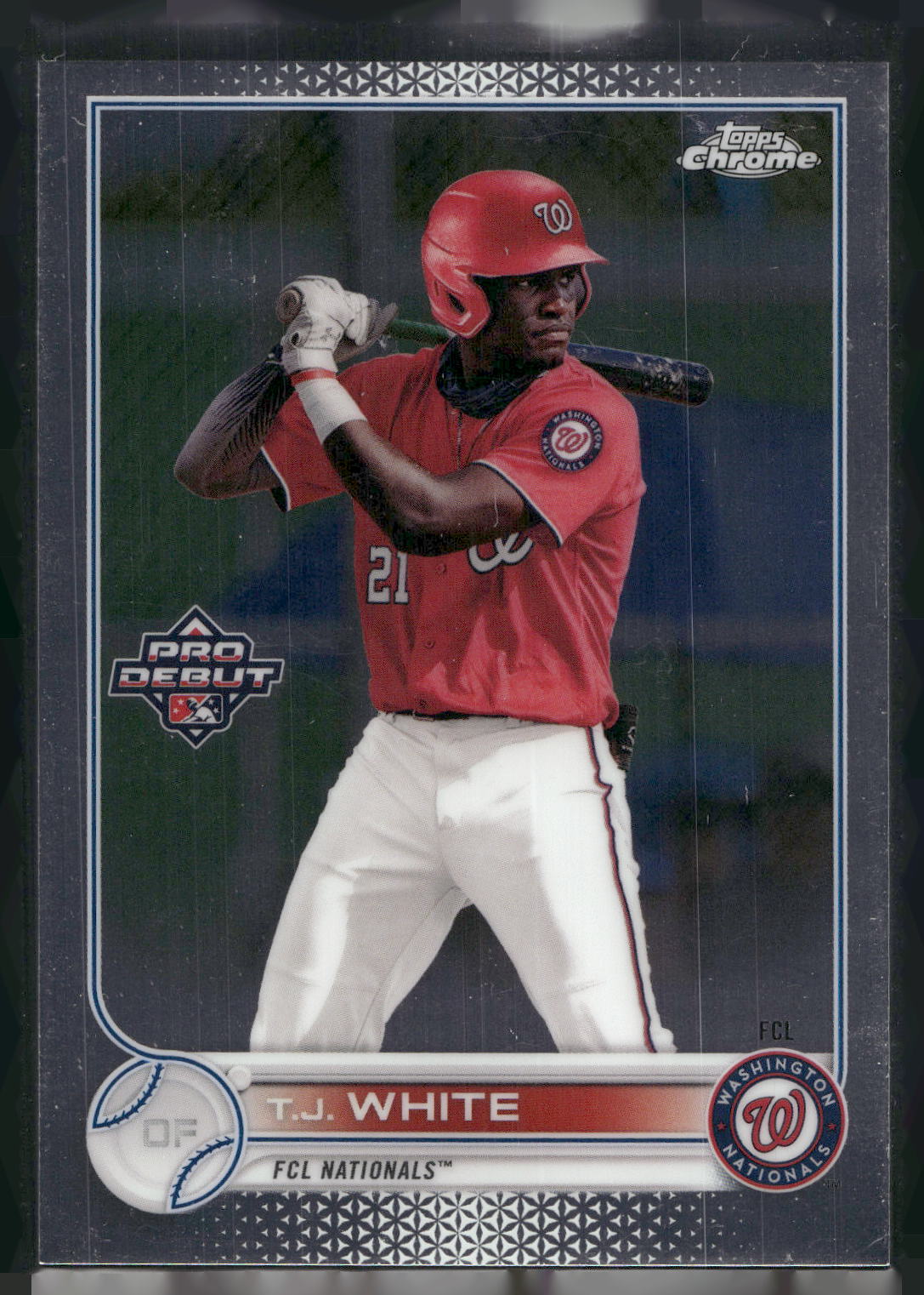 2022 Topps Pro Debut #PDC-191 T.J. White Chrome