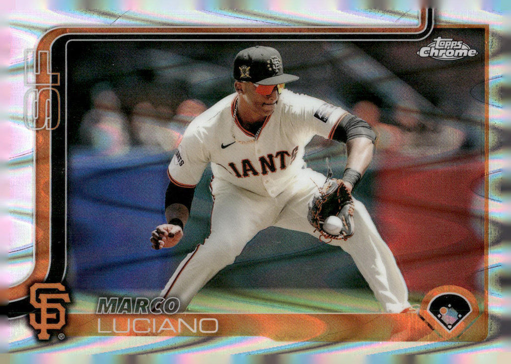 2025 Topps Chrome #191 Marco Luciano Refractors