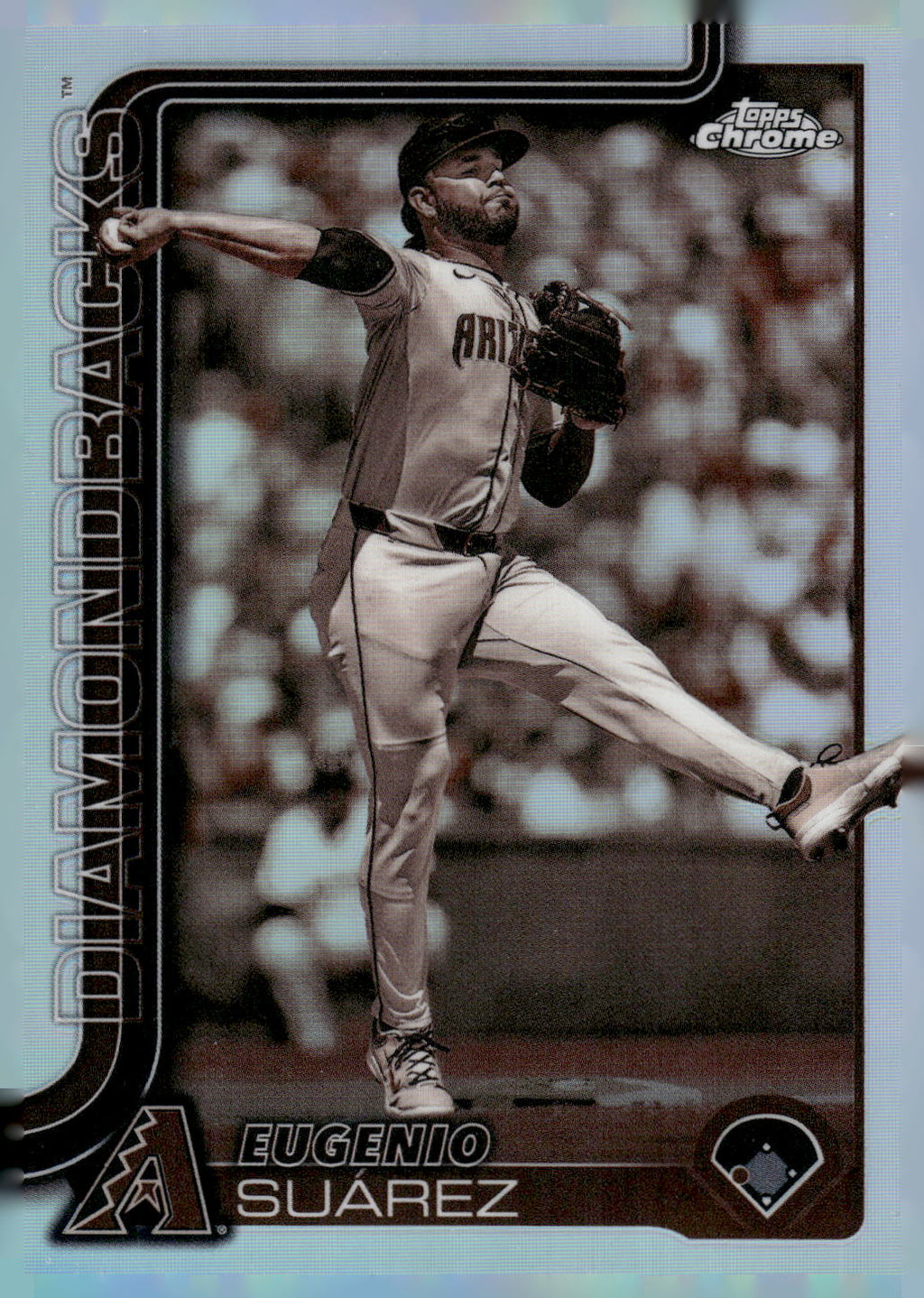 2025 Topps Chrome #48 Eugenio Suárez Sepia Refractors