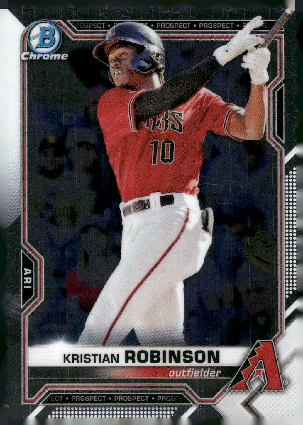 2021 Bowman #BCP-136 Kristian Robinson Chrome Prospects