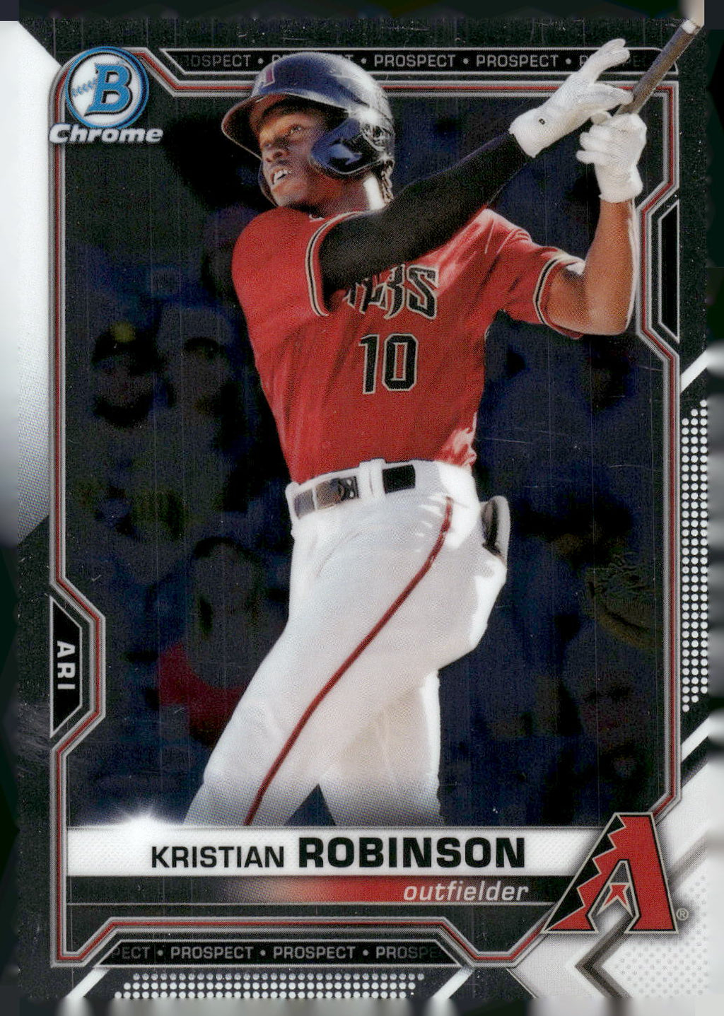 2021 Bowman #BCP-136 Kristian Robinson Chrome Prospects