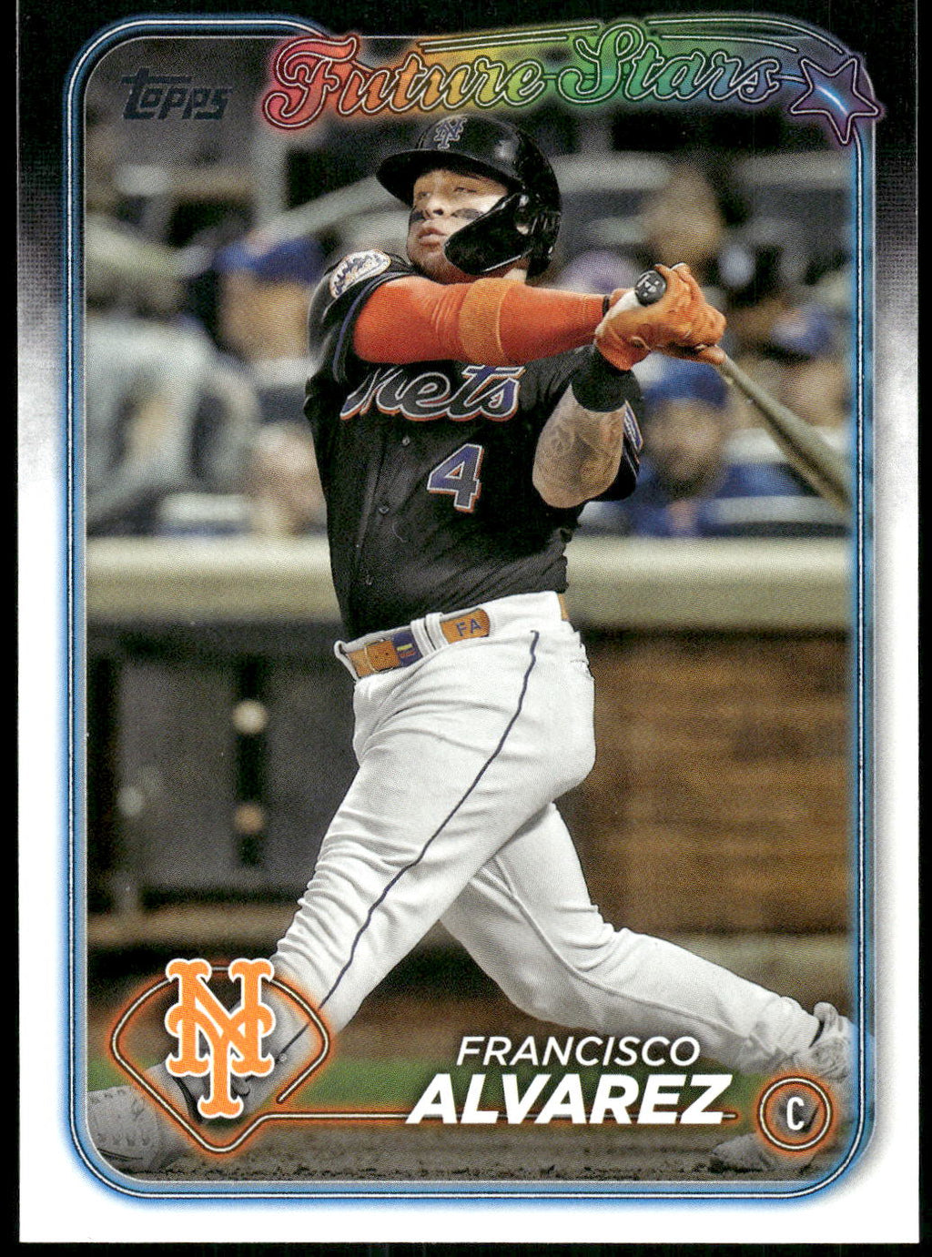 2024 Topps #383 Francisco Alvarez Rainbow Foil