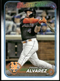 2024 Topps #383 Francisco Alvarez Rainbow Foil