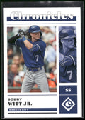 2023 Panini Chronicles #18 Bobby Witt Jr.