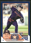2023 Topps #111 Hunter Brown Royal Blue