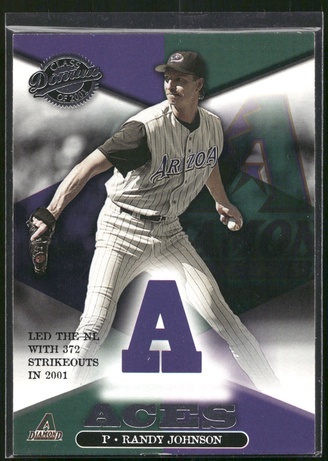 2001 Donruss Class of 2001 #A2 Randy Johnson Aces