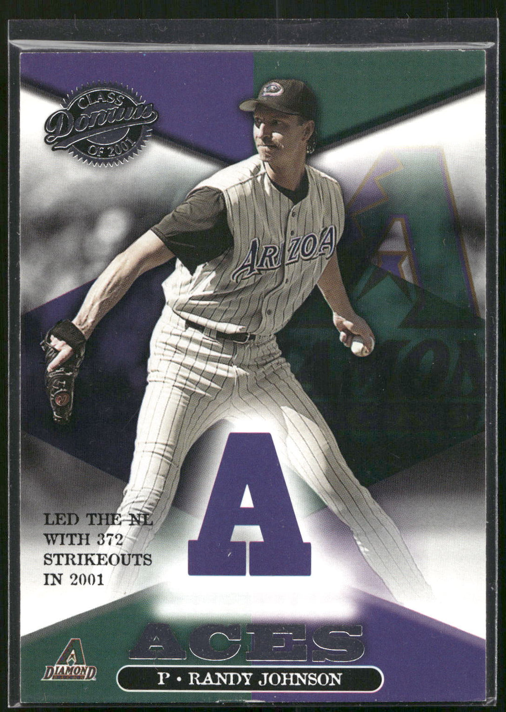 2001 Donruss Class of 2001 #A2 Randy Johnson Aces