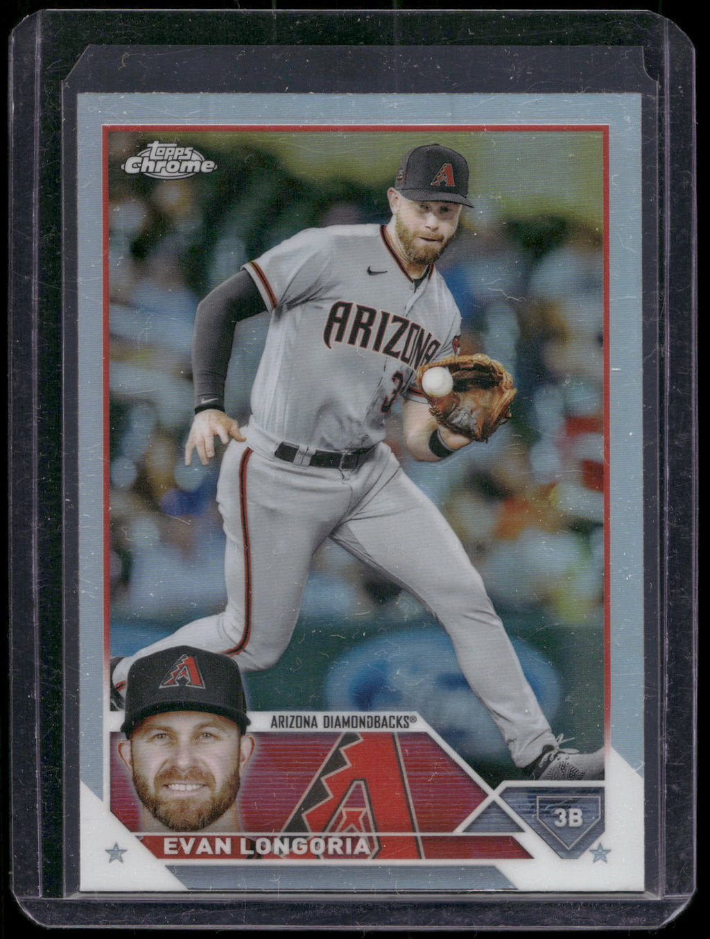 2023 Topps Chrome #166 Evan Longoria Refractor