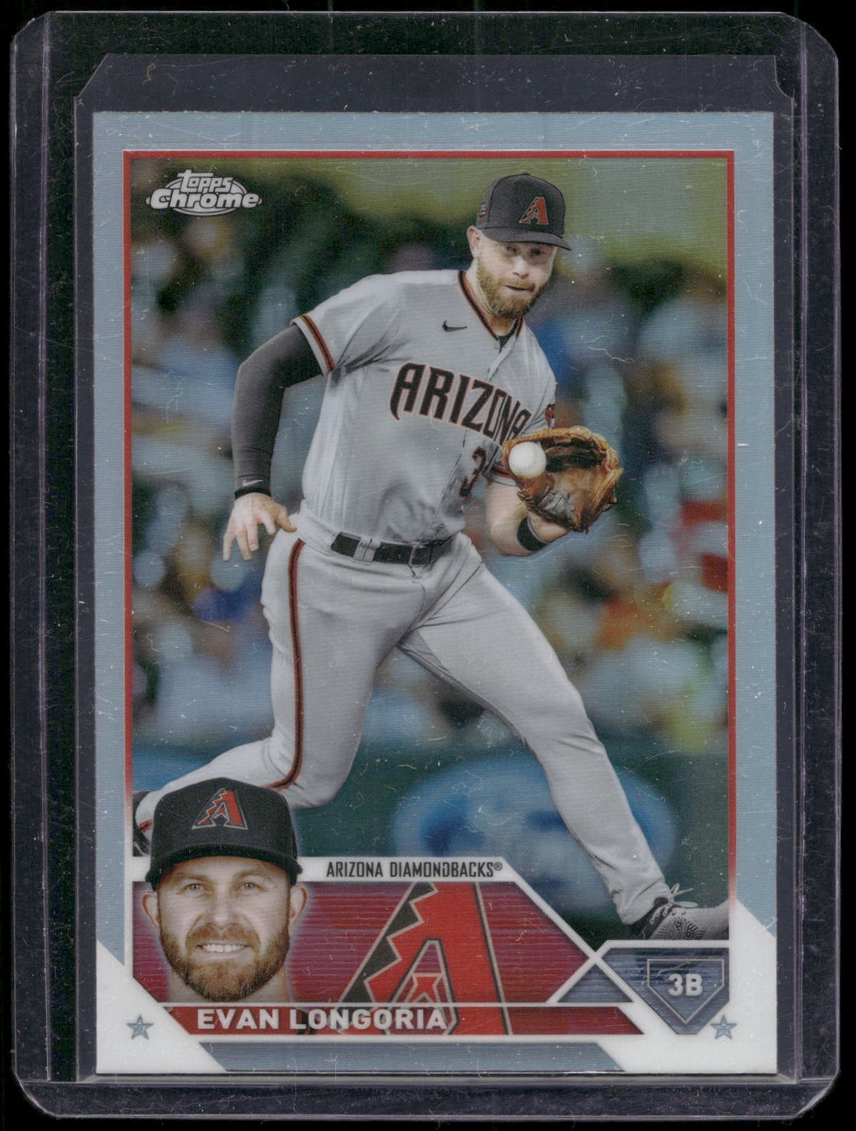 2023 Topps Chrome #166 Evan Longoria Refractor