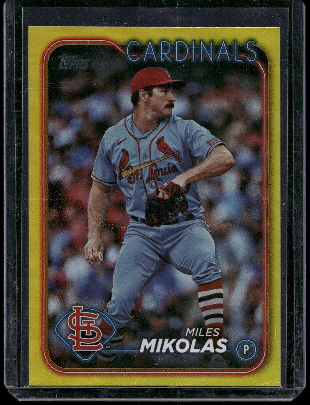2024 Topps #287 Miles Mikolas Yellow