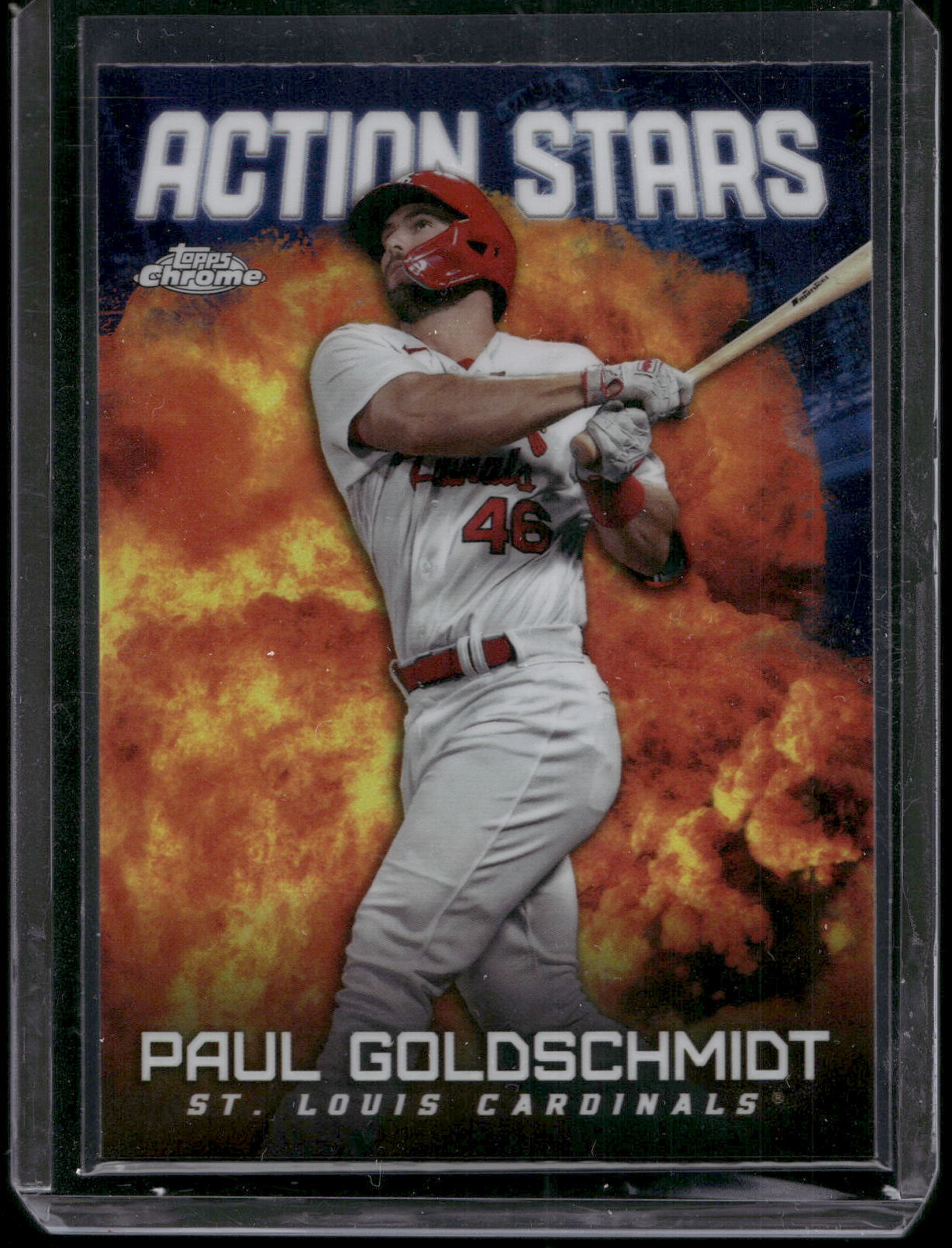 2023 Topps Chrome Update #ASC-22 Paul Goldschmidt Action Stars