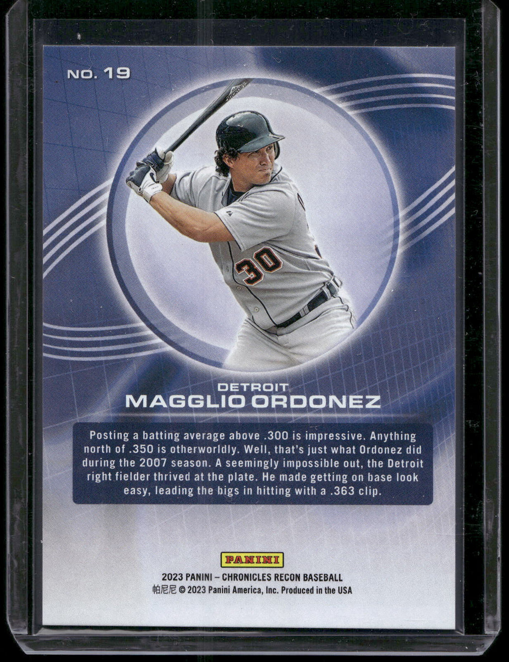 2023 Panini Chronicles - Recon #19 Magglio Ordonez