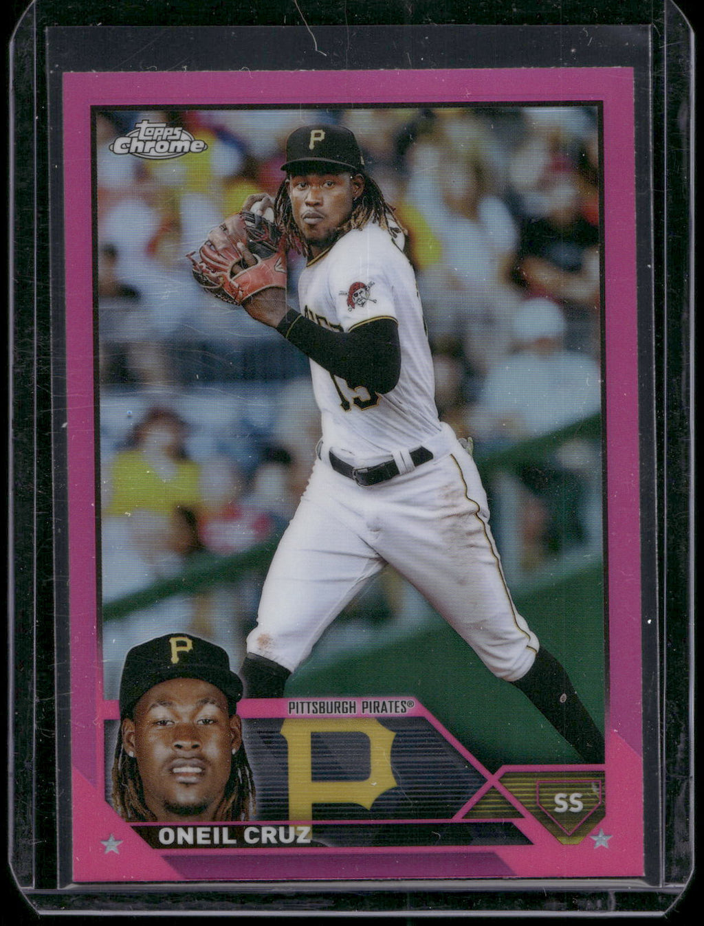 2023 Topps Chrome #15 Oneil Cruz Pink Refractors