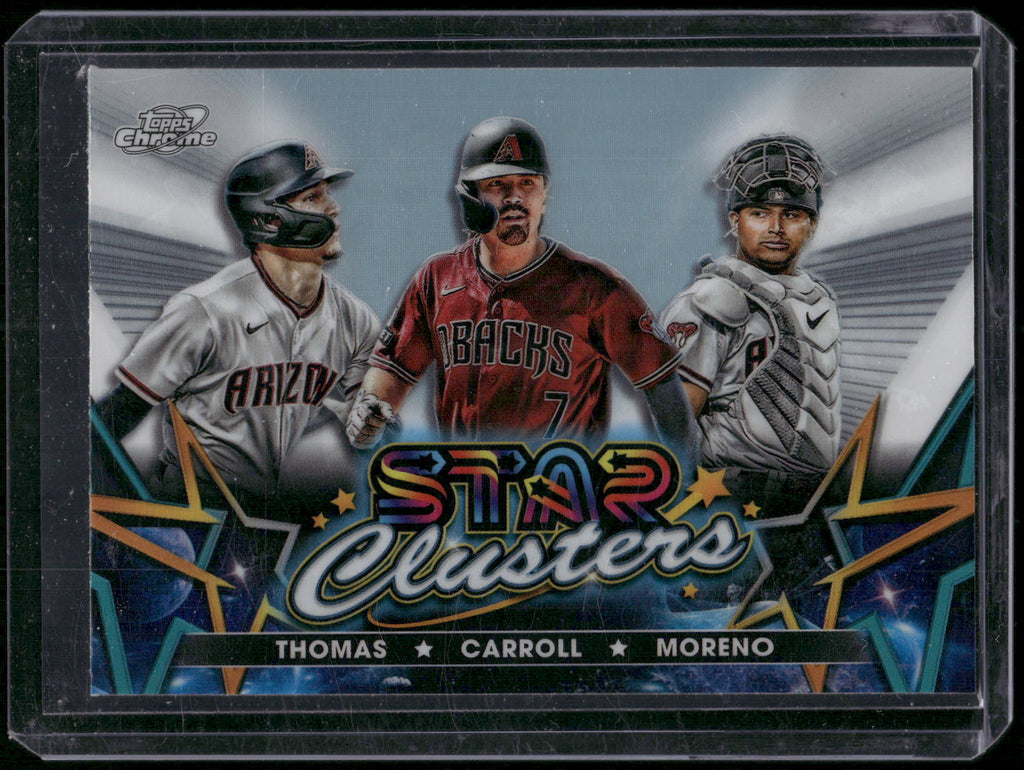 2023 Topps Chrome Cosmic #SC-2 Moreno Thomas Carroll Star Clusters