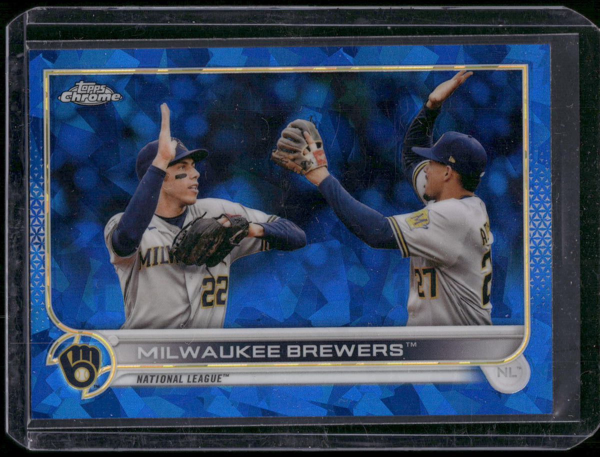 2022 Topps Chrome Sapphire Edition #597 Milwaukee Brewers