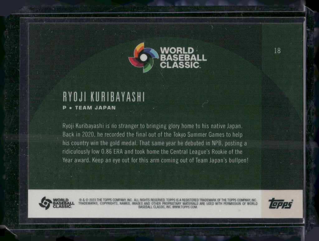 2023 Topps World Baseball Classic Global Stars #18 Ryoji Kuribayashi