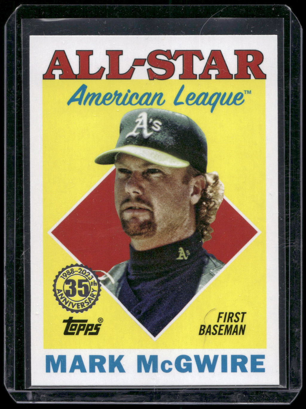 2023 Topps #88AS-33 Mark McGwire 1988 Topps Baseball 35th Anniversary All-Stars