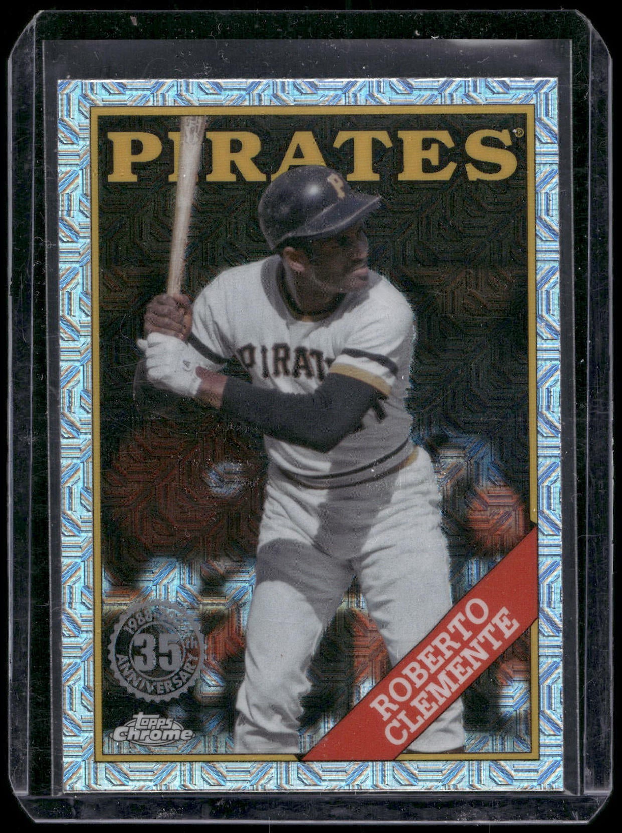 2023 Topps #2T88C-97 Roberto Clemente 1988 Topps Baseball 35th Ann Chrome