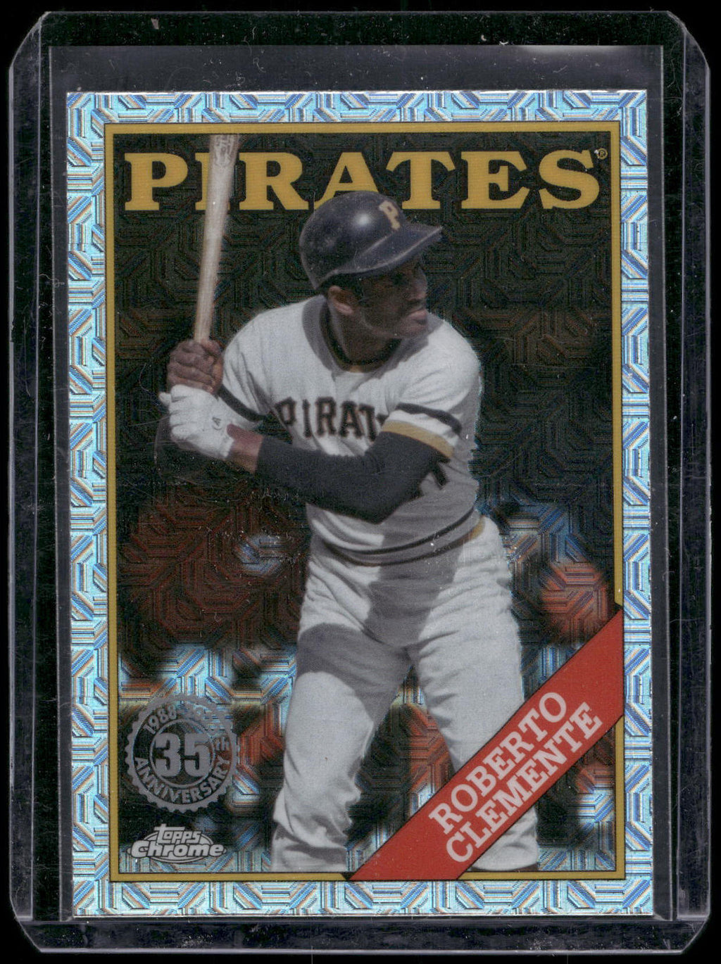 2023 Topps #2T88C-97 Roberto Clemente 1988 Topps Baseball 35th Ann Chrome