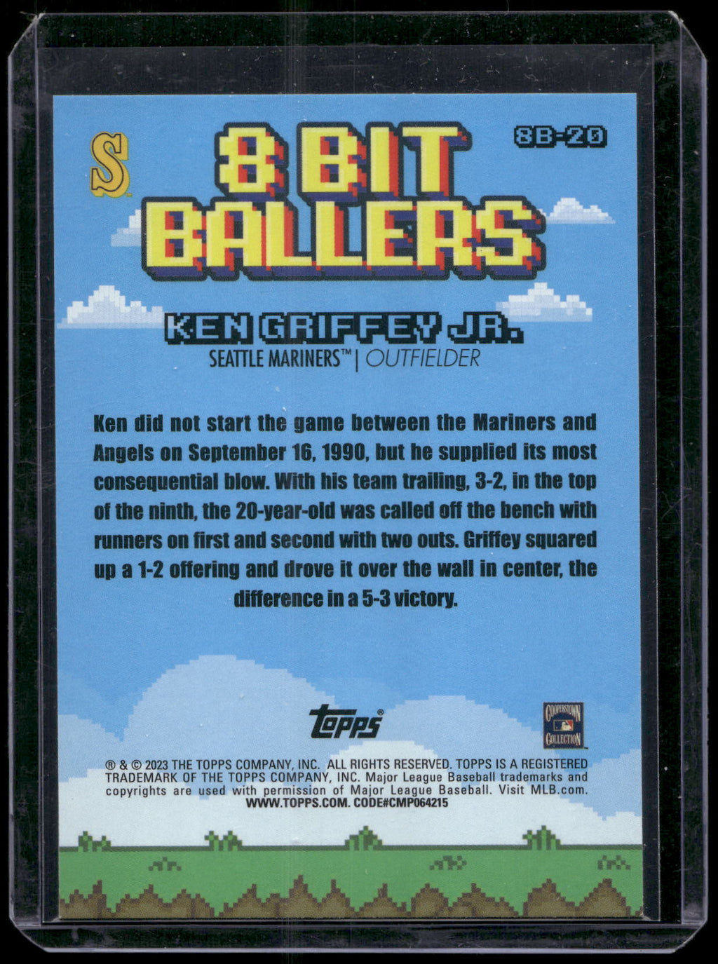 2023 Topps Big League #8B-20 Ken Griffey Jr. 8 Bit Ballers