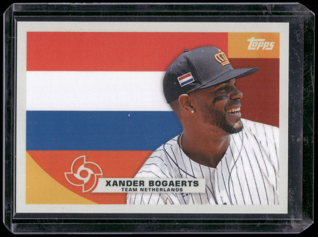 2023 Topps World Baseball Classic Global Stars #F-6 Xander Bogaerts Flags