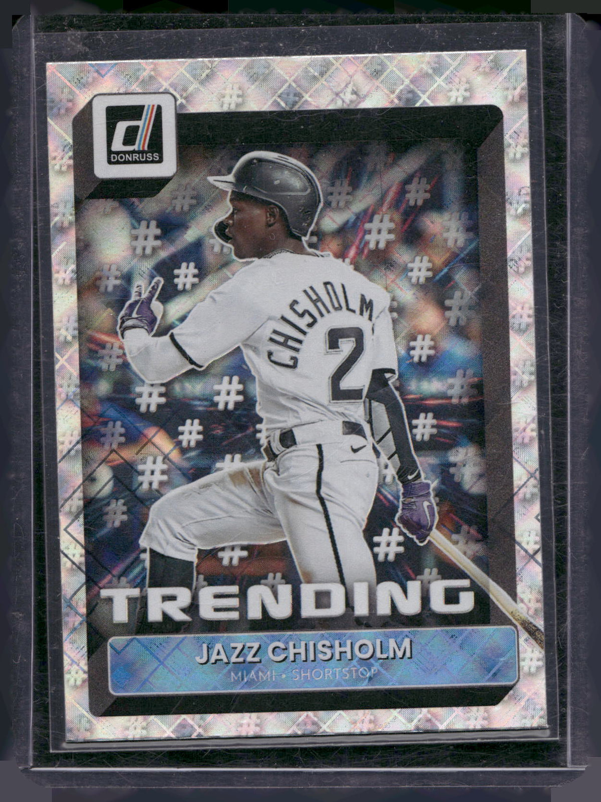 2022 Donruss #T-3 Jazz Chisholm Trending Diamond