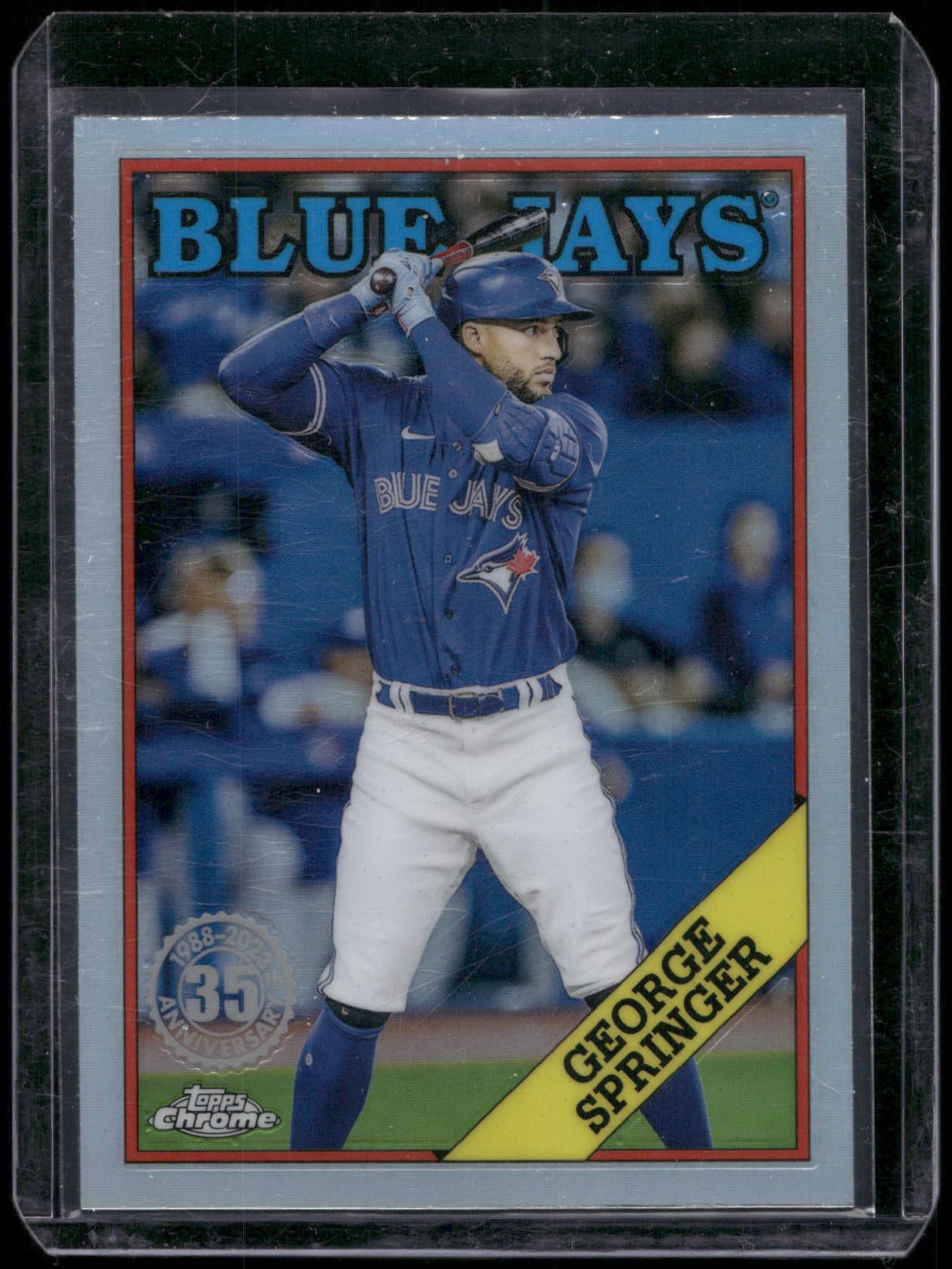 2023 Topps Chrome #88BC-19 George Springer 1988 Topps Baseball 35th Anniversary