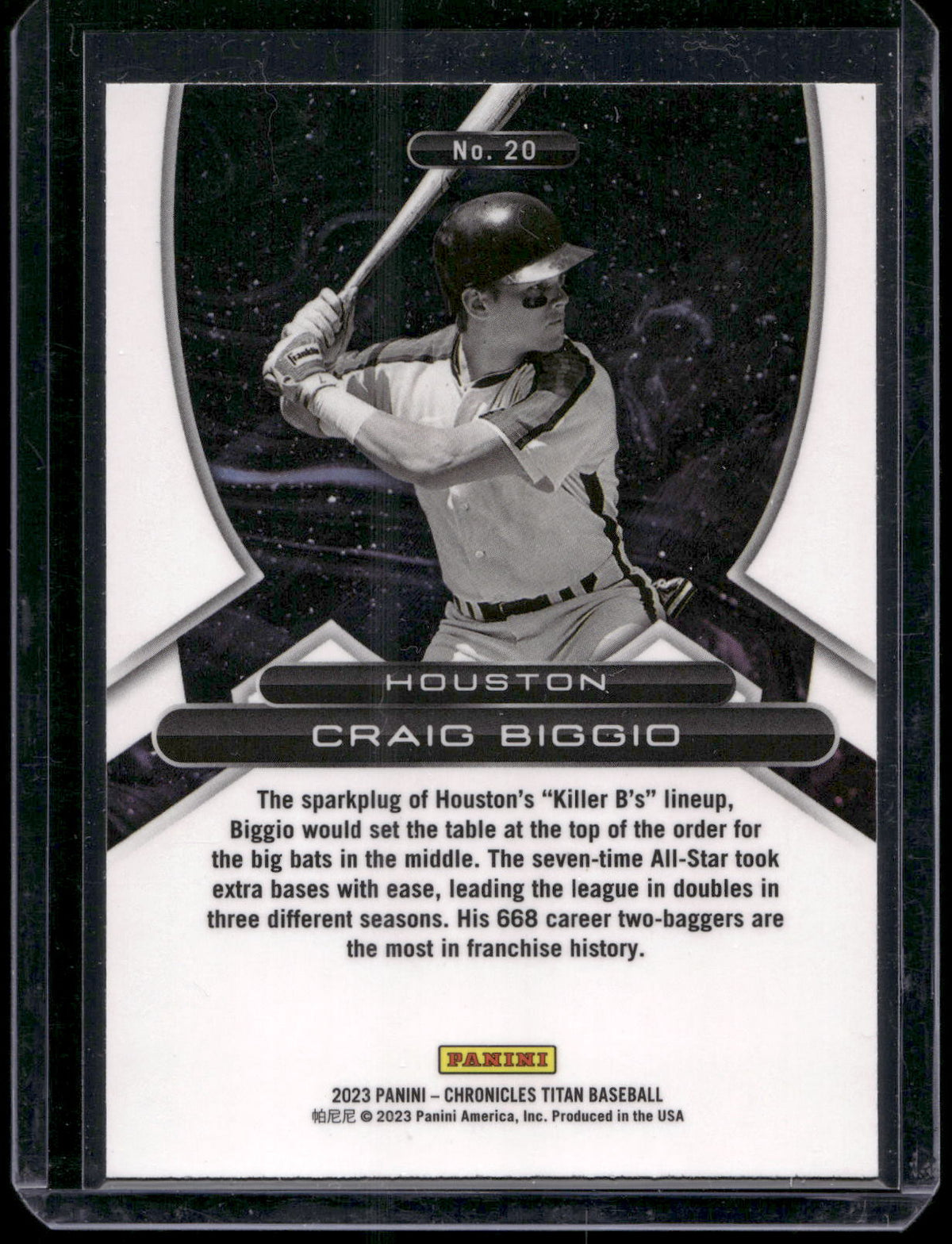2023 Panini Chronicles - Titan #20 Craig Biggio
