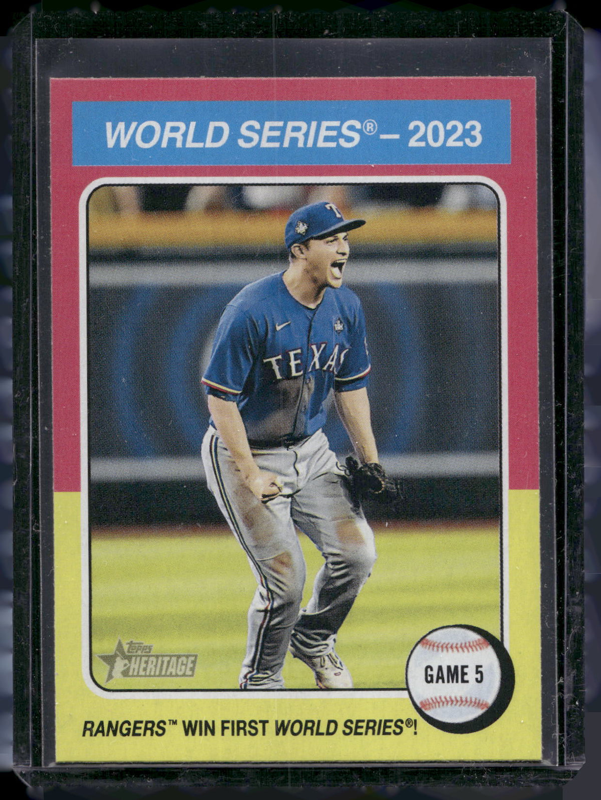 2024 Topps Heritage #466 World Series 2023: Game 5