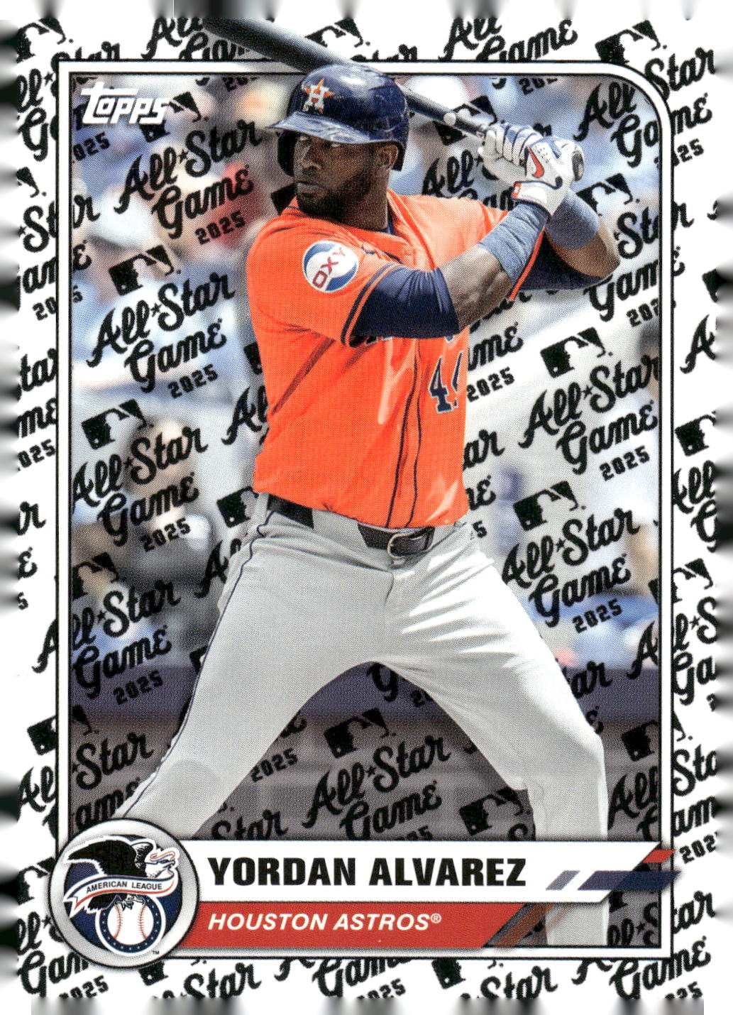 2025 Topps All-Star Game #7 Yordan Alvarez