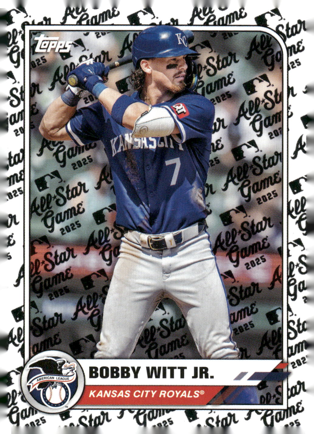 2025 Topps All-Star Game #30 Bobby Witt Jr.