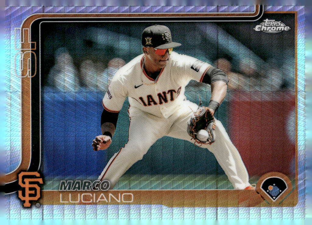 2025 Topps Chrome #191 Marco Luciano Refractors