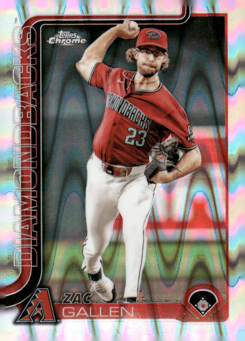 2025 Topps Chrome #4 Zac Gallen RayWave Refractors