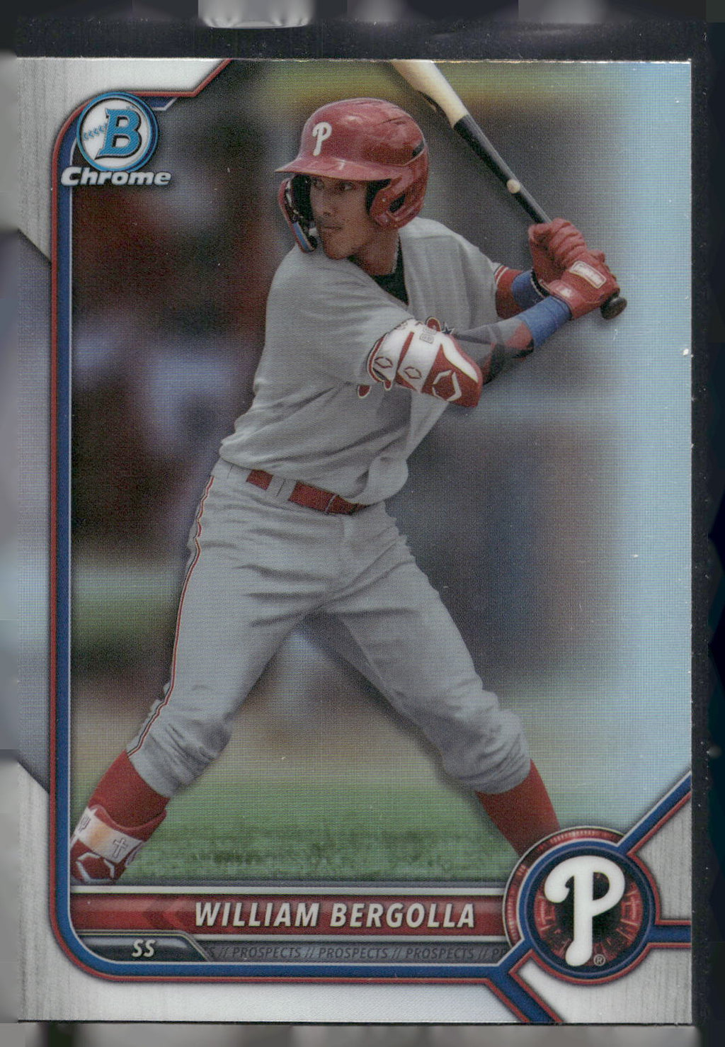 2022 Bowman Draft #BDC-88 William Bergolla Chrome