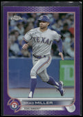 2022 Topps Chrome Update #USC78 Brad Miller Purple Refractor