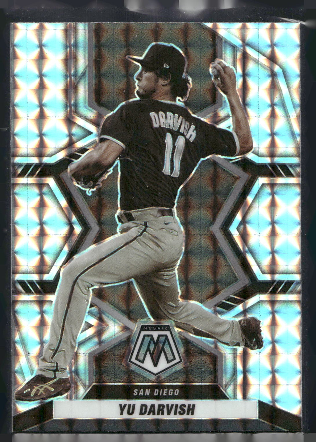 2022 Panini Mosaic #187 Yu Darvish Mosaic