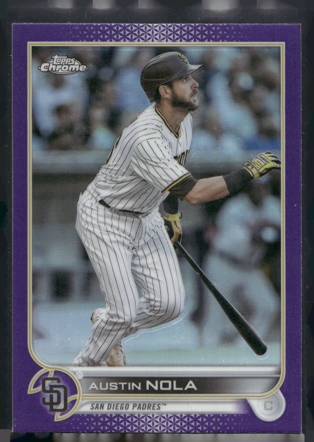 2022 Topps Chrome Update #USC32 Austin Nola Purple Refractor