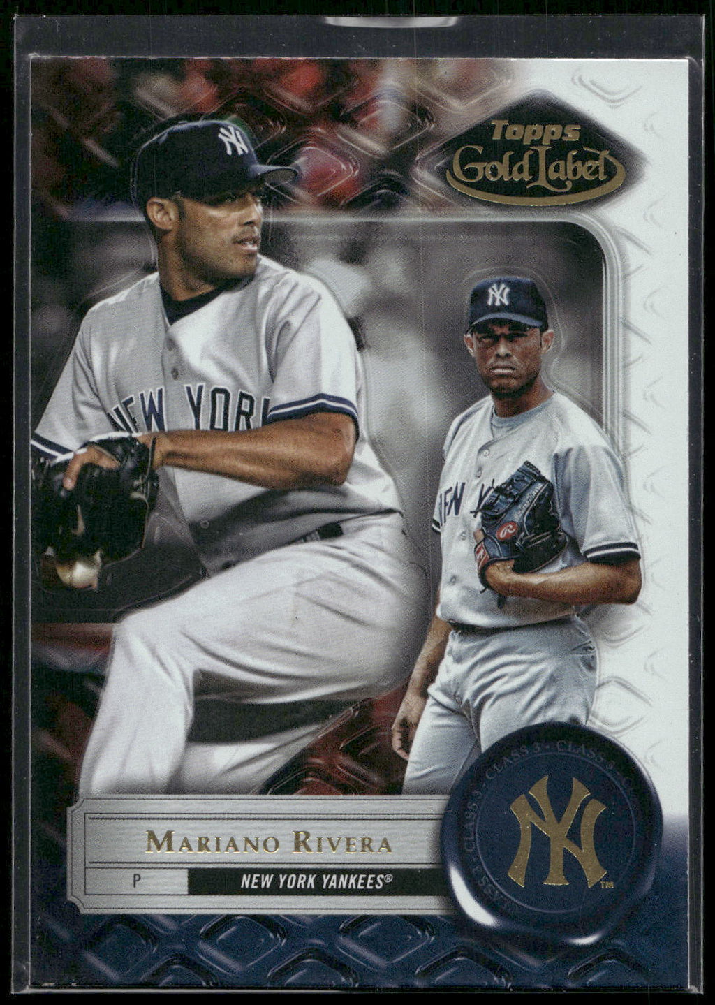 2022 Topps Gold Label #1 Mariano Rivera Class 3