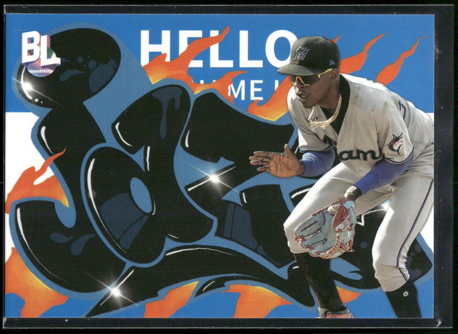2023 Topps Big League #RC-10 Jazz Chisholm Jr. Roll Call Wildstyle Edition