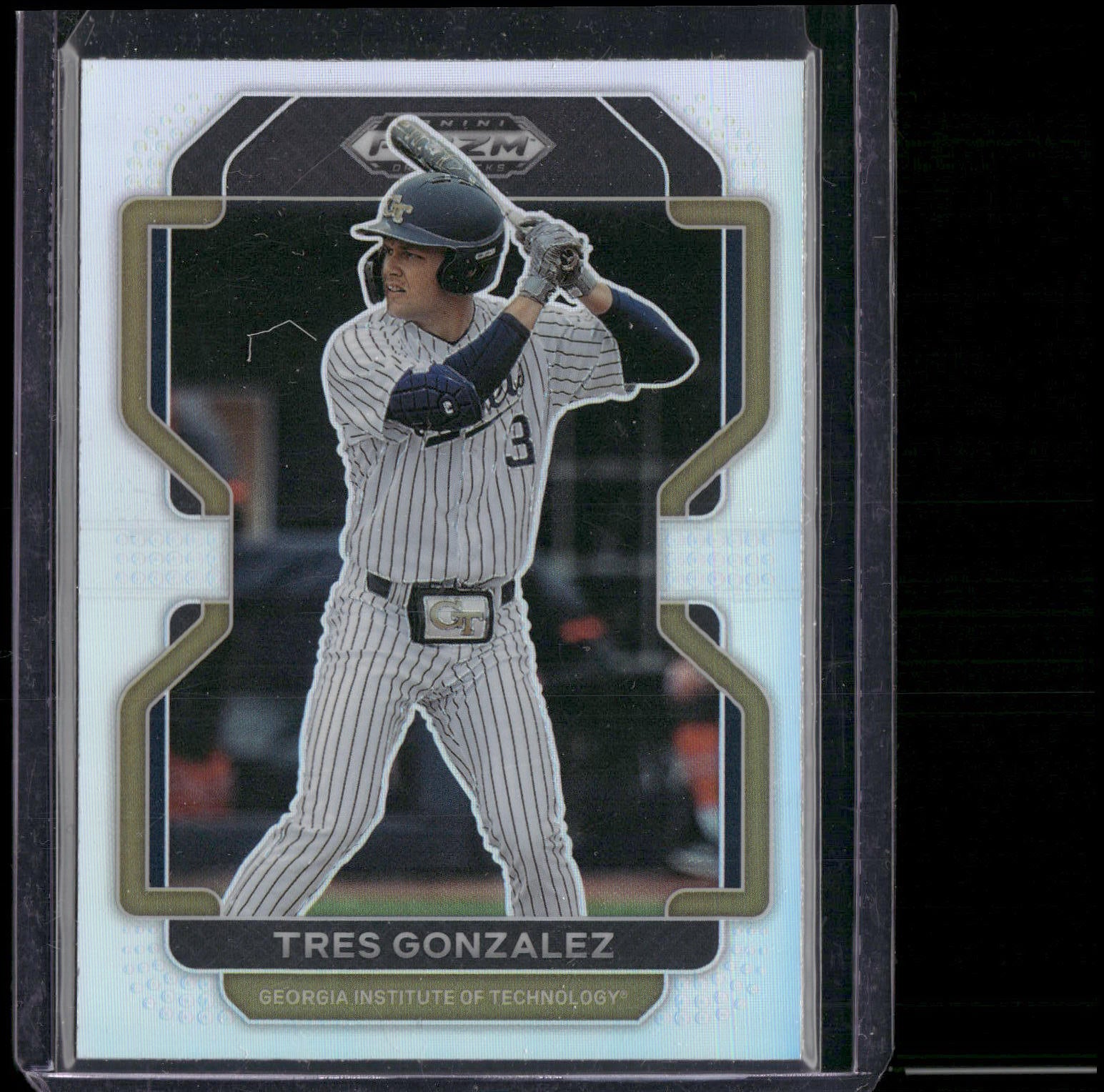 2022 Panini Prizm Draft Picks #PDP140 Tres Gonzalez Base Autographs Silver